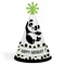 Big Dot of Happiness Party Like a Panda Bear - Cone Happy Birthday Party Hats for Kids and Adults - Set of 8 (Standard Size)